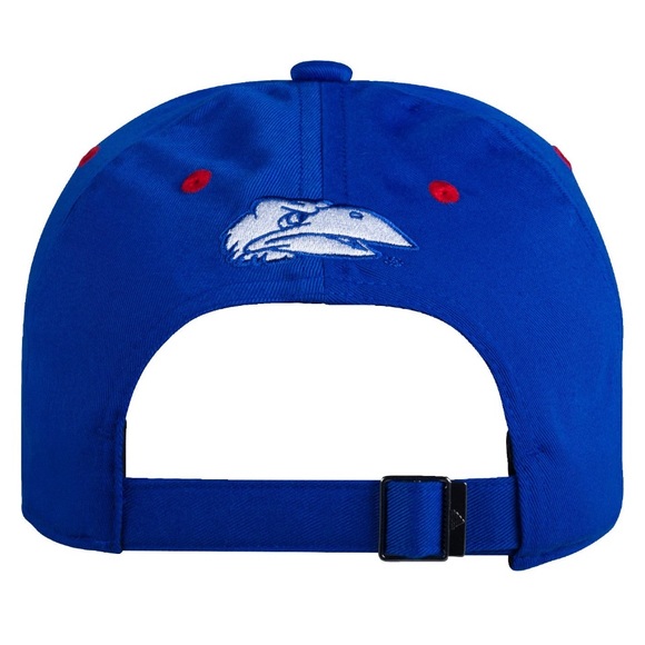 🆕Adidas Kansas Jayhawks Reverse Retro Adjustable Baseball Cap Hat, OSFM - Picture 3 of 8